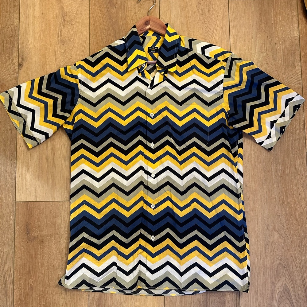 Solemare by Maus & Hoffman Zigzag Print Shirt